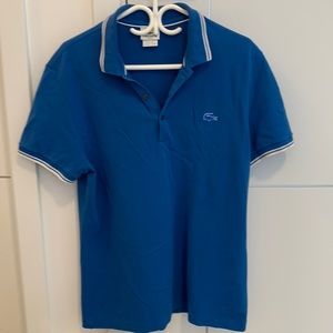 ** Lacoste blue polo